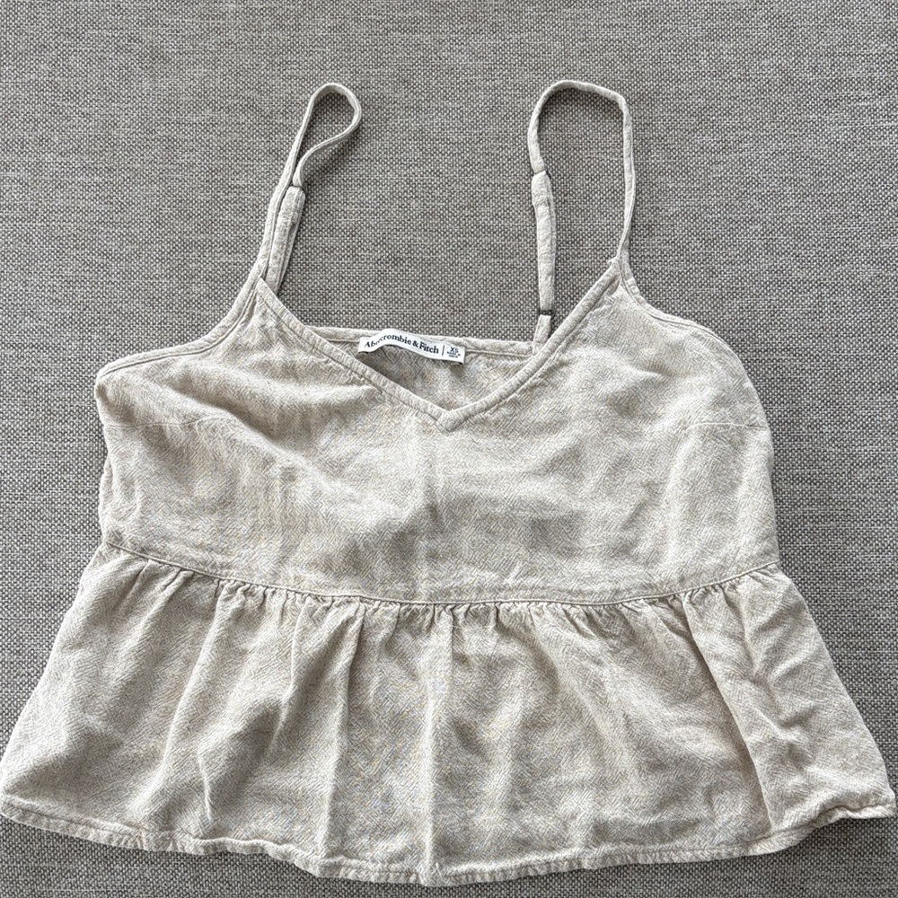 Abercrombie Peplum Cami XS